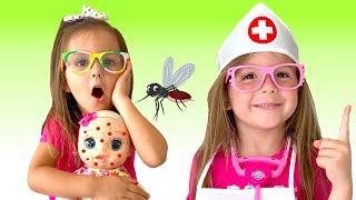 Miss Polly had a Dolly Song Nursery Rhymes for Kids | Elya & Adelya Kids Show