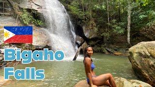 Cooling Off in Amazing Bigaho Falls, Palawan, Philippines 