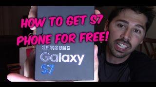 HOW TO GET S7 PHONE FOR FREE with T-mobile service (must keep line active for 2 years)