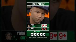 Full house Facing Ivey  #poker