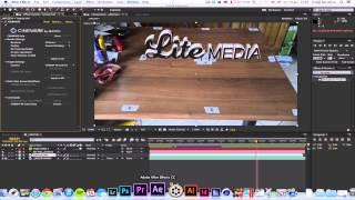 [LiTE MEDIA] After Effects CC - Cineware 3D Live Pipeline Tutorial