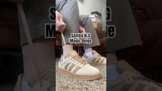 Adidas Samba XLG Shoes #adidassneakers #menoutfitideas #ootd #grwm #samba #unboxing