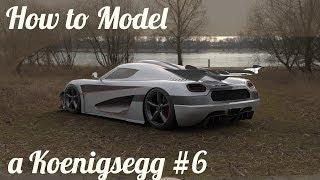 3D Car Modeling Tutorial pt.6 | Koenigsegg One:1 | Side Details