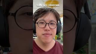 Sony WH-1000XM6 Mic Test in noisy food court! #sonywh1000xm6