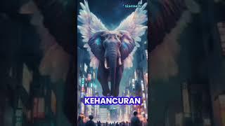 "Gajah Bersayap Muncul di Atas Tokyo — Fantasi Sinematik AI yang Megah!"