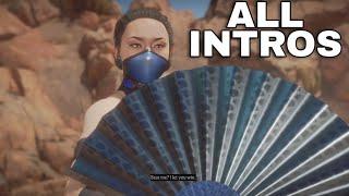 MORTAL KOMBAT 11 Kitana All Intro Character Dialogues MK11