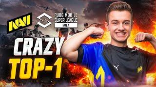 Crazy TOP-1 at PMSL EMEA 2024 (NAVI PUBG Mobile Highlights)