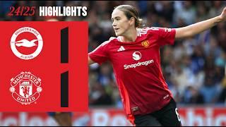 Grace Clinton's Goal Keeps United Unbeaten!  | Brighton 1-1 Man Utd | WSL