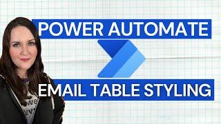 Power Automate: HTML Table Formatting Made Easy