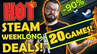 Steam Weeklong Deals! 20 Amazing Discounted games!