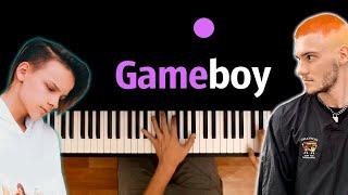 Pasha Leem, ЕГОР ШИП - GAME BOY ● караоке | PIANO_KARAOKE ● ᴴᴰ + НОТЫ & MIDI