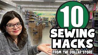 10 Dollar Store Sewing Hacks || Quilting On A Budget