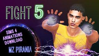 FIGHT 5 | Sims 4 Custom Animations | (Download)