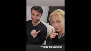 100325 Felix IGstory Update : with #nicolasghesquiere  #LVFW25 #필릭스 #felix #FelixXLouisVuittonPFW