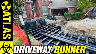 Installing a Bunker Under A Driveway