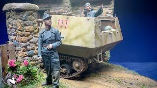 Realistic WWII Diorama in 1/35 scale.