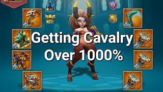 Lords Mobile ~ Getting My Cavalry Over 1000%