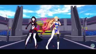 【MMD】 Raiden Mei & Durandal Bianca Astagina  雷電芽衣 & 幽蘭黛爾《 Love Me If You Can 》【1080 FULL HD】