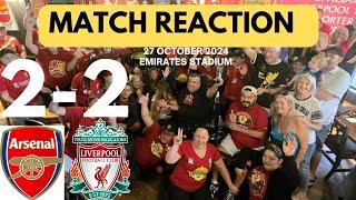 ARSENAL FC 2-2 LIVERPOOL FC | V. VAN DIJK & MO. SALAH SCORE | LIVERPOOL DESERVED POINT TODAY | VIDEO