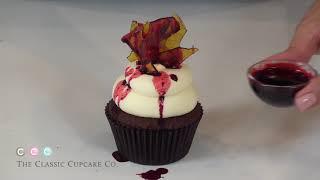How to make Broken Glass Halloween Cupcakes | Anna Eden | The Classic Cupcake Co