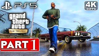 GTA SAN ANDREAS DEFINITIVE EDITION Gameplay Walkthrough Part 1 [4K 60FPS PS5] - No Commentary