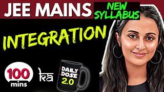 JEE MAINS 2025 𝒏𝒆𝒘 𝒔𝒚𝒍𝒍𝒂𝒃𝒖𝒔 : INTEGRATION ONE SHOT | FULL THEORY + PYQ’s + Tricks | NEHA