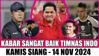 YES! ALHAMDULILLAH MANTAAB BETUL INI! 9 BERITA TIMNAS HARI INI14/11/2024  Kabar Timnas Indonesia