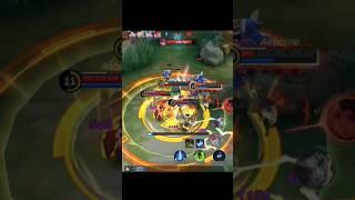 OP Gatotkaca with New Emblem (1 vs 3 Outplayed) #mlbb #gatotkaca