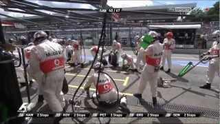 Самый быстрый пит-стоп 2.31 sek Fastest F1 Pit Stop by McLaren Mercedes HD