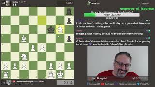 Daily Dose: Ben shows off his knight & bishop moves in ridiculous hyper-bullet chess game