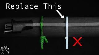 Genius Knot to Replace Zip-Ties Forever.
