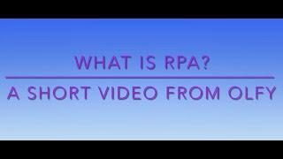 RPA introduction - simplified