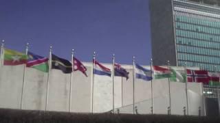 Flags at the United Nations