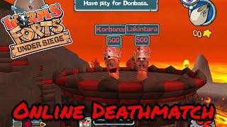 Worms Forts: Online Deathmatch (Chervoed Vs Donbass) Game 3