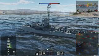 War Thunder; Asagao (YTE-01); No easy targets, so I focus on shooting at destroyers; Naval Arcade