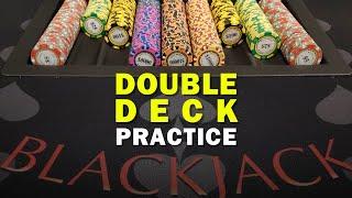 Double Deck Blackjack Practice - Count or just play Basic Strategy