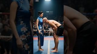 He pretended to bend over, but was seen through. #kungfu #wushu #mma #mixed #boxing #fight #fighting