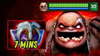 Pudge 19Kills 7Mins Vanguard Destroyer the enemy SafeLane Dota 2