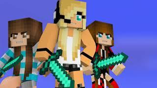 [SPED UP VERSION] Minecraft Song Psycho Girl 8 - Psycho Girl Minecraft Music Video Series