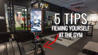 Make Filming Yourself at the Gym..EASIER! | GYM SERIES