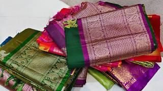 Pure Kanchi Pattu Sarees -- Ashadam OFFER!! -- Single Saree Delivery