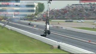 Top Alcohol Dragster Blowover from Steve Collier in Topeka