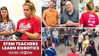 Teachers learn about robotics at House of Design