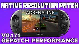 ►GePatch v0.17.1 - Native Resolution Adrenaline PSP Games on PS Vita