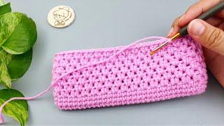 Incredible Easy and Minimal Crochet Pattern for Glasses Case | Crochet Mini Bag  | ViVi Berry DIY