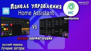 Пример создания Панели управления Home Assistant.