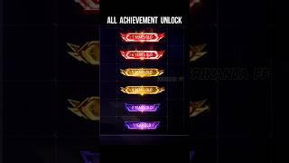 All Old Achievements Unlock  7 Years Old Title | Achievement Free Fire #freefire #srikantaff