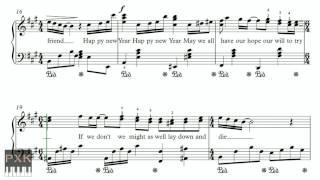 ABBA - Happy New Year - amazing piano sheet music with original chords