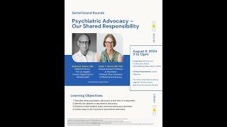 Semel Grand Rounds, 2024-08-06, Dr. Roderick Shaner, Dr. Emily T. Wood