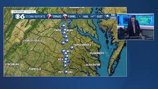 A look at storm damage reports in Central Virginia